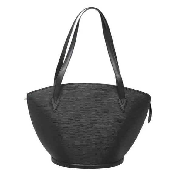 LOUIS VUITTON Epi Saint Jacques Shopping Shoulder Bag Black M52262 Auth BD1400 - Picture 2 of 16